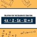 4x^2 – 5x – 12 = 0 : Quadratic Equation Exploring the Path to Solving.